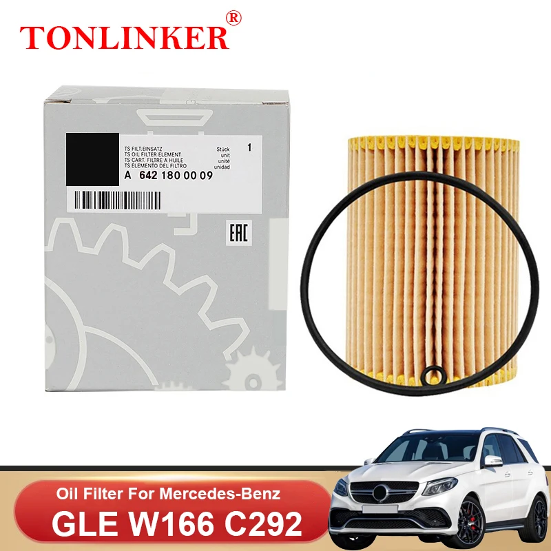 

Масляный фильтр TONLINKER A6421800009 для Mercedes Benz GLE W166 C292 2015 2016 2017 2018 2019 GLE 350d 4matic OM642, автомобильные аксессуары