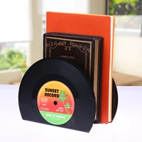 1Set/2Pieces New Arrivals Retro Record Bookends / Vinyl Bookends 2