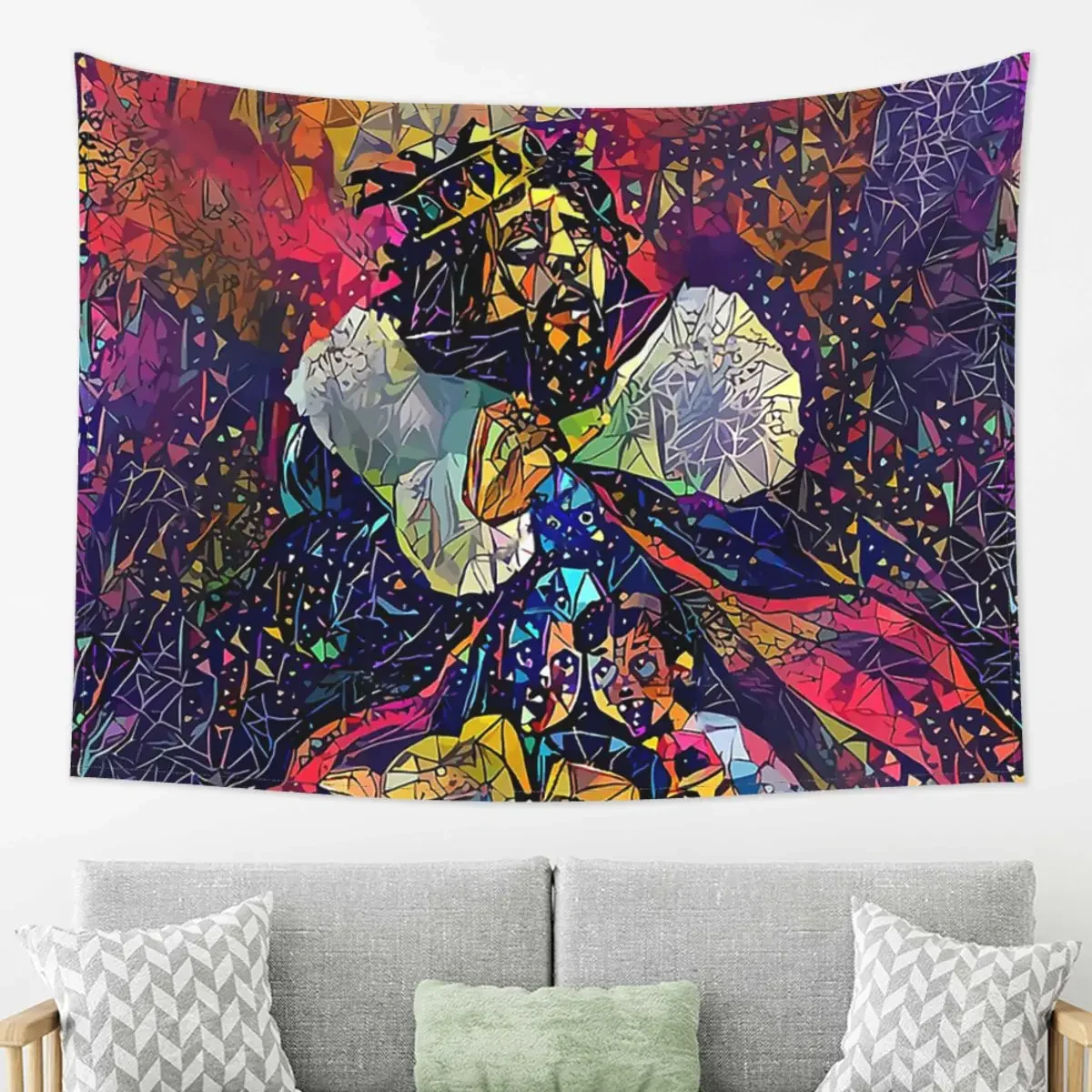 

Abstract KOD Tapestry Decoration Art Aesthetic Tapestries for Living Room Bedroom Decor Home Funny Wall Cloth Wall Hanging