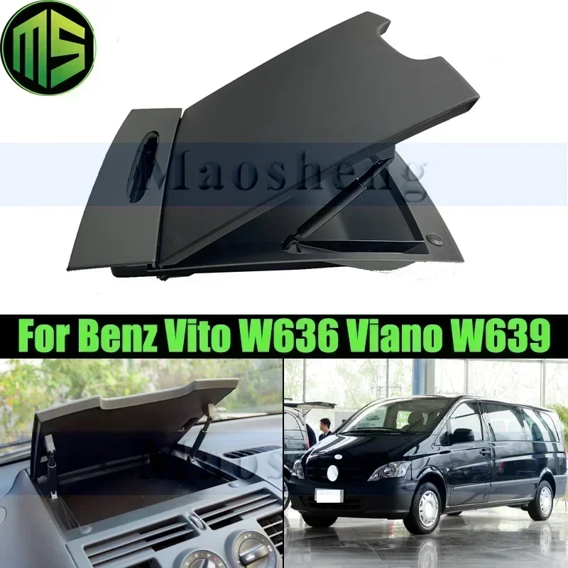 Scatola bracciolo auto Per Mercedes Per Benz Per Viano W639 Per Vito W636 2006-2015 Cruscotto Console Centrale Vani Portaoggetti Vano Portaoggetti