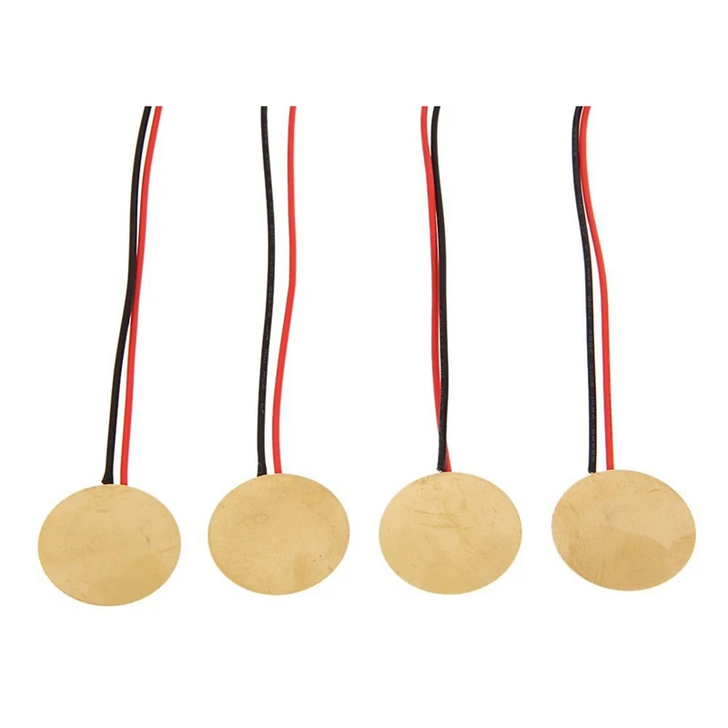 Piezo Discs 24Pcs 27Mm With Leads Mic Drum Trigger Acoustic Pickup CBG Guitar