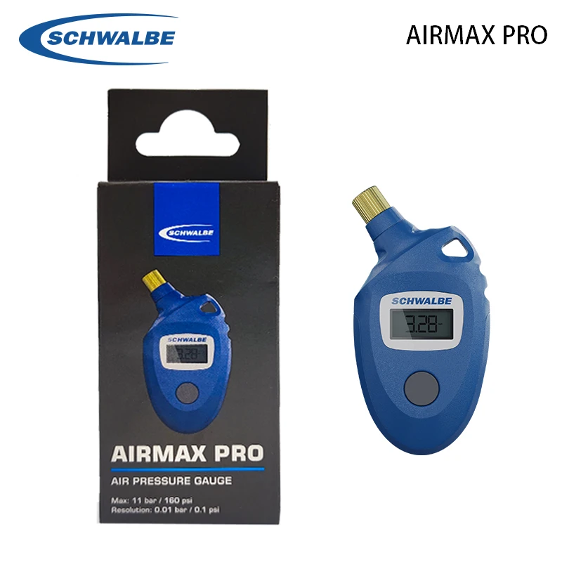 Schwalbe Bicycle Electronic Air Pressure Gauge AV/DV/SV/FV Air Valves
