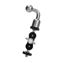 Flexible Swivel Arm with Clamp and Adjustable 1/4 Screw Mount (Only Arm)