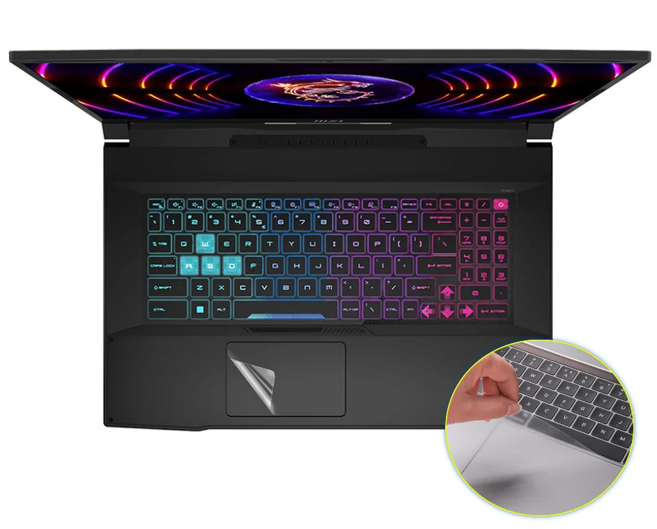 2Pcs Matte Touchpad Pellicola Protettiva Pellicola Adesiva Per Msi Katana 15 B12Vgk 15.6 '' / Msi Katana 17 B12Vgk 17.3" Touch Pad