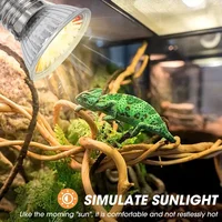 5-1PCS UVA+UVB Reptile Lamp Bulb Turtle Basking UV Light Bulbs Chicken Farming Heating Light Temperature Controllers Solar Lamps 2