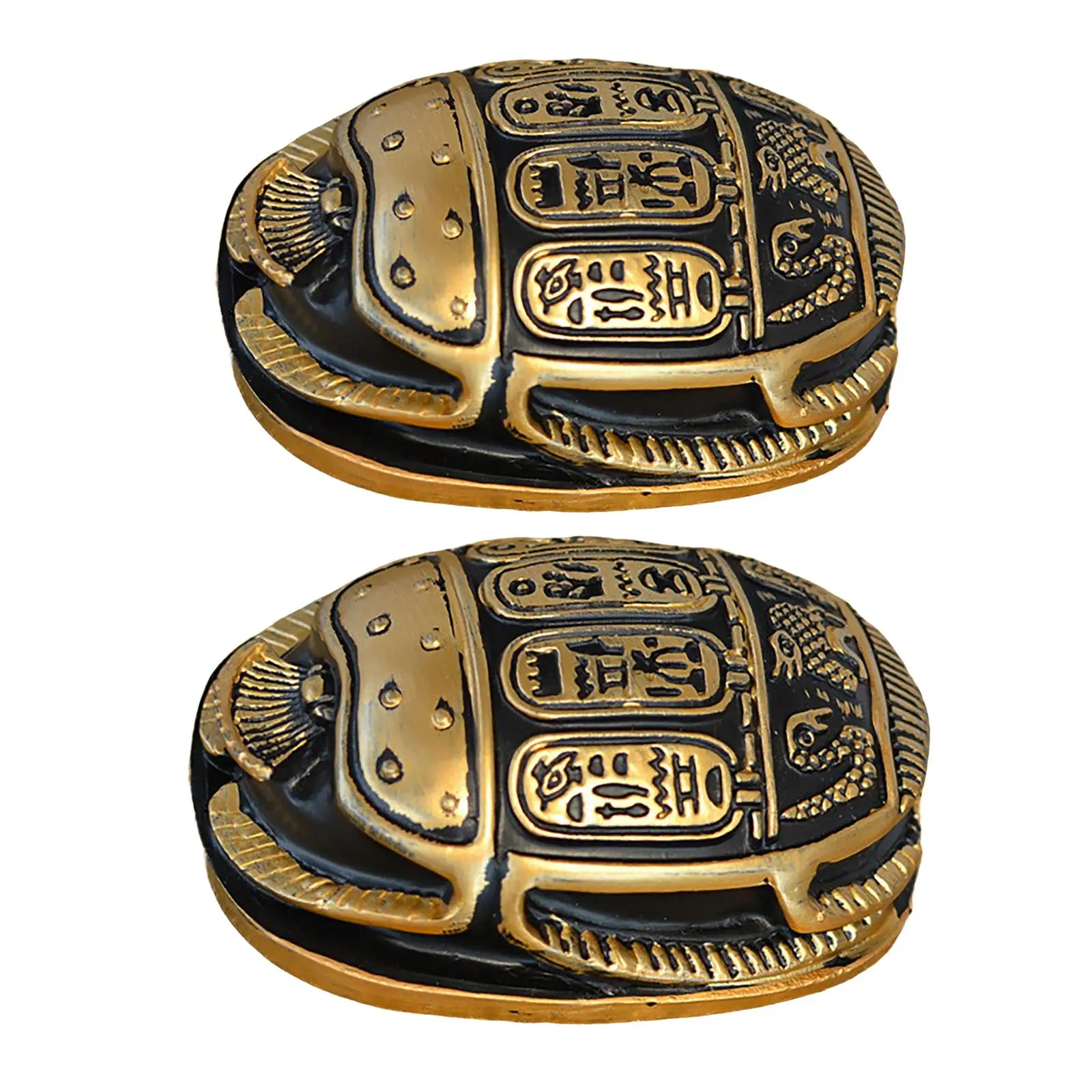 Ancient Egyptian Amulet Scarab Decoration Craft for Desktop Tour