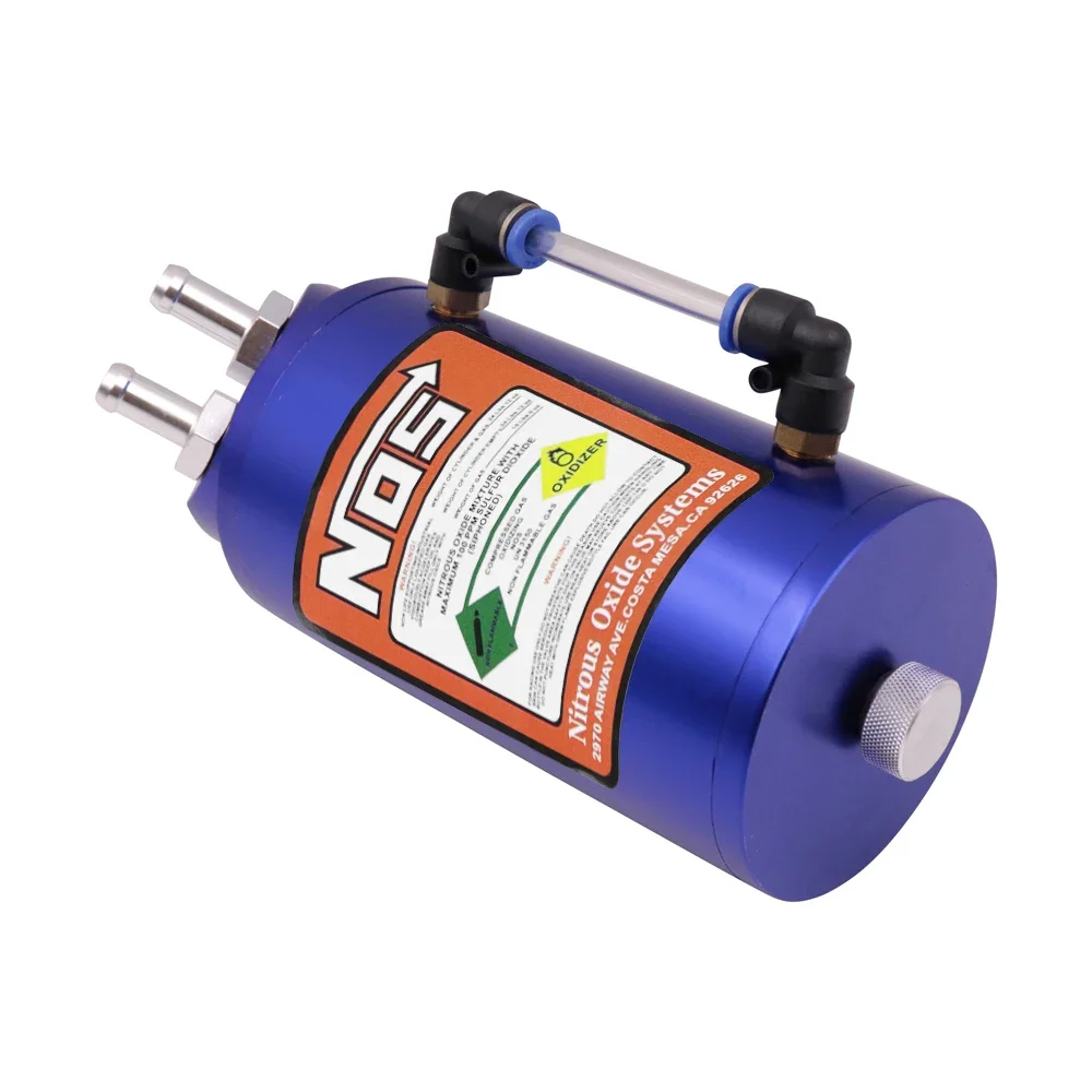 Universal NOS High Quality Aluminum Oil Catch Can Tank Can Kit Reservoir Oil Catch Tank Auto Vehicle Collector Kettle Accessory