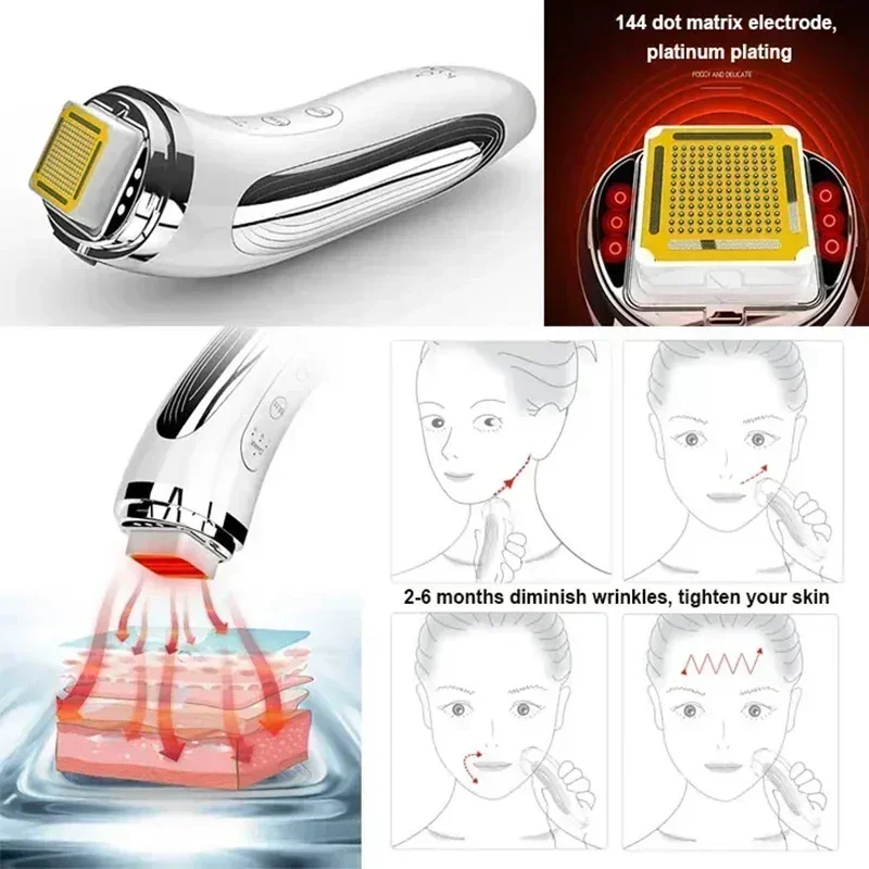 RF Radio Frequency Face Lifting Device Dot Matrix Beauty Massager Home Wrinkle Remover Skin Tightening Facial Massage Machine 3
