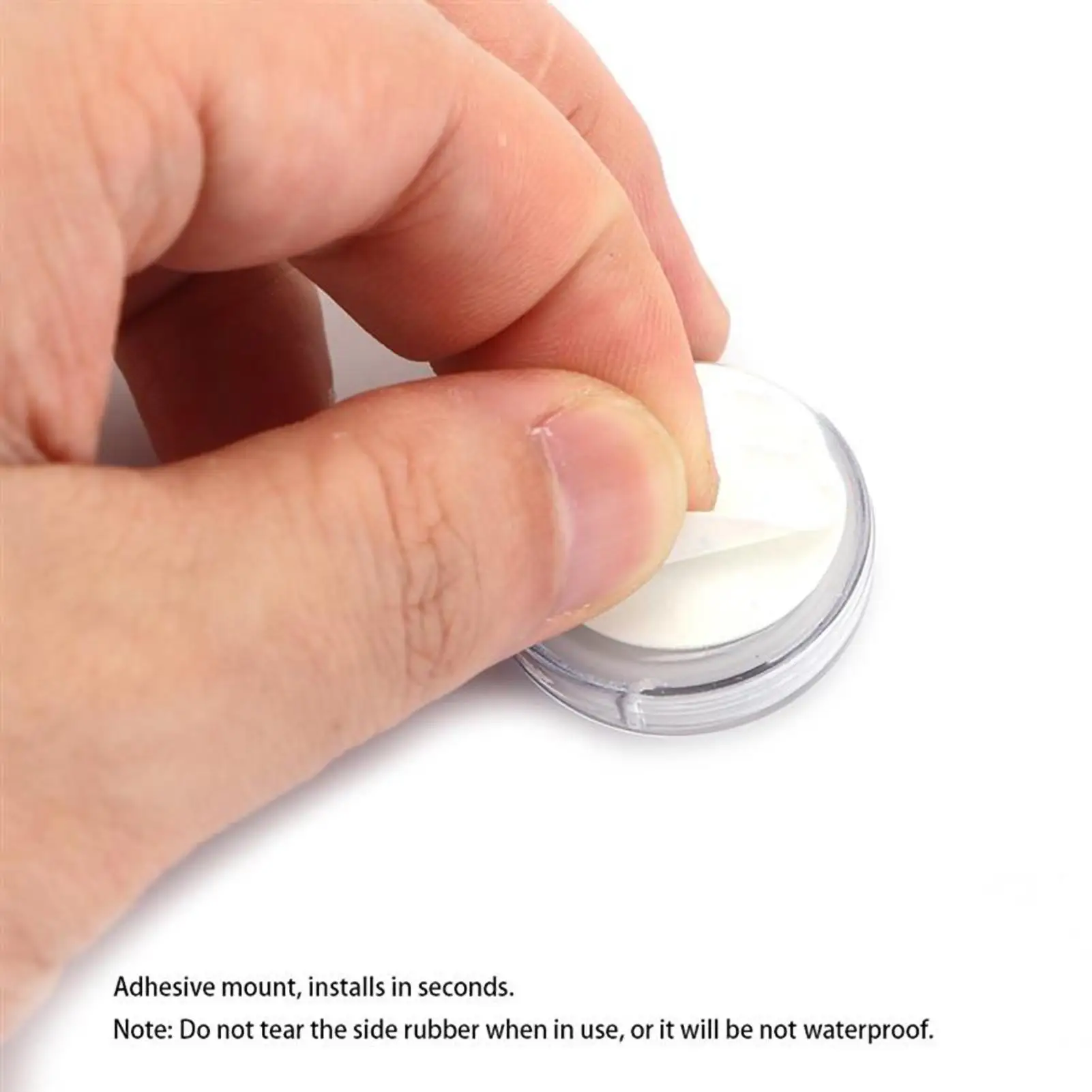 1pcs Mini Motorcycle Clock Stick-on Waterproof Shock Proof Electronic Watch Moto Digital Clock For Moto Decoration Accessories