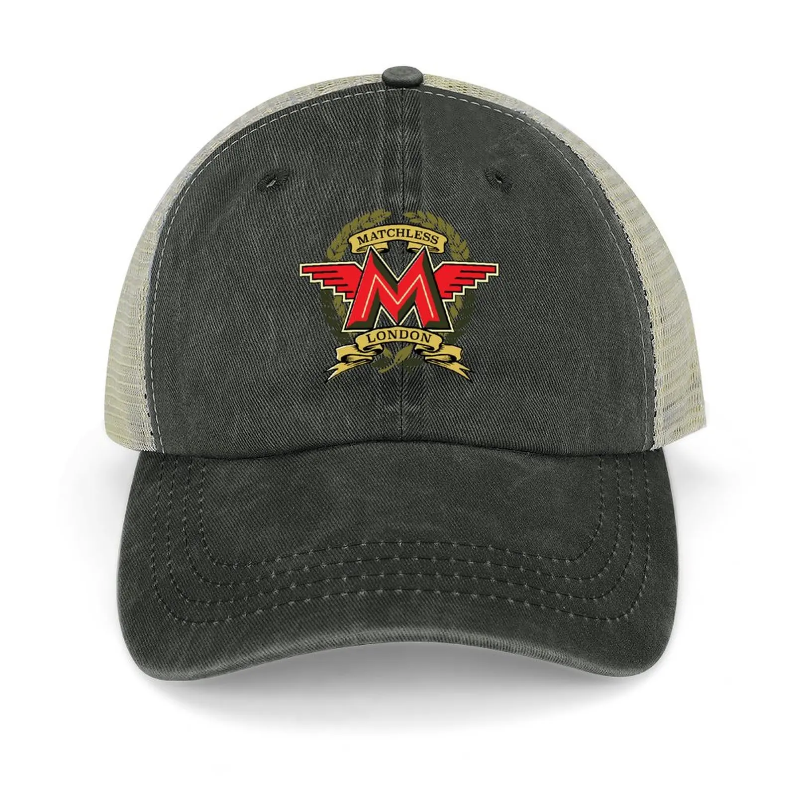 Classic British Motorcycle-Cappello Da Cowboy Senza Fiammiferi Cappello Da Camionista Rave Girl'S Hats Uomo