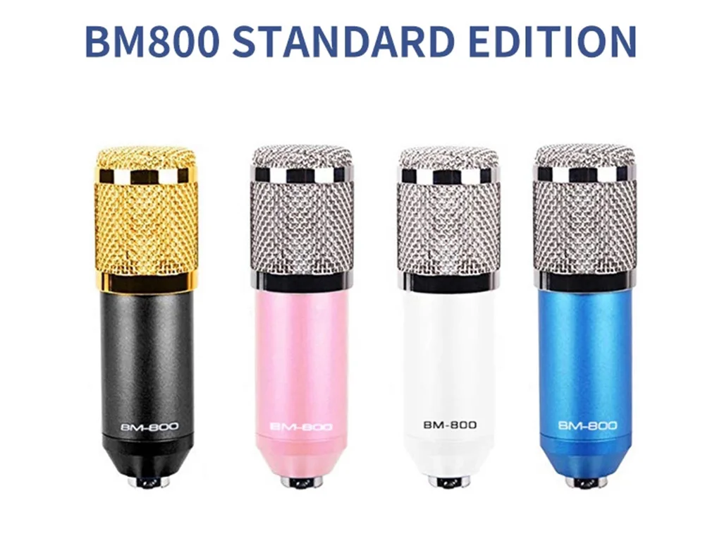 metal microfone para ktv rádio braodcasting cantando gravação computador mic