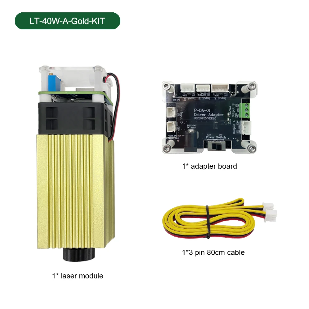 LASER TREE 4W 5W Optical Power Laser Head 450nm Blue Light TTL PWM Module For Laser Engraver Wood Cutting  DIY Woodworking Tools