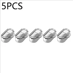 Clear TPU Dust Cover and Cap for Smartwatch Fitness Trackers (5pcs Transparent)