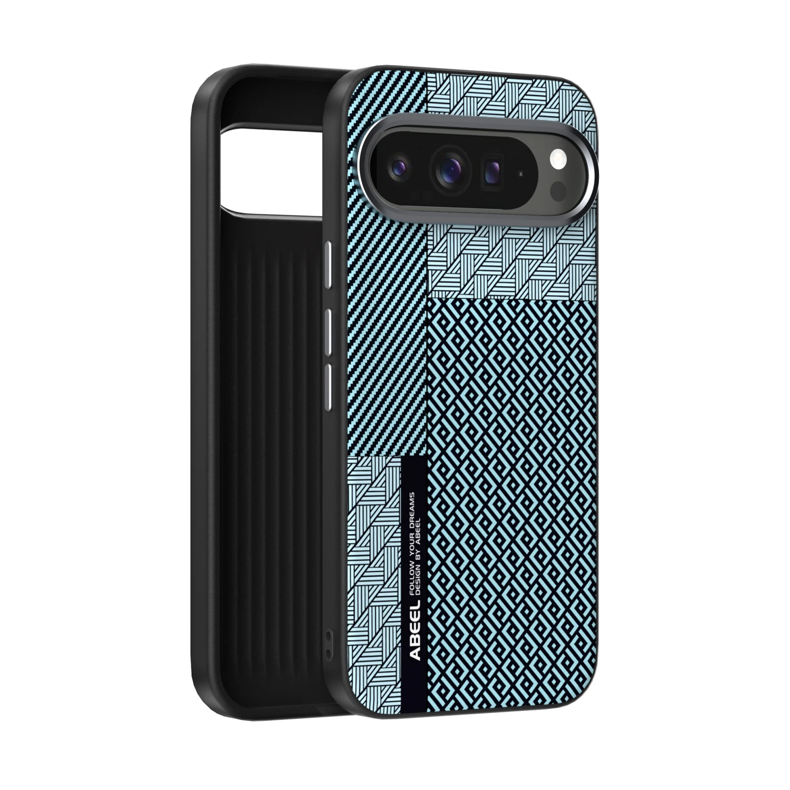 Premium Skin-Friendly Carbon Fiber Magnetic Charging Case with Metal Lens Protection and Anti-Drop Cover