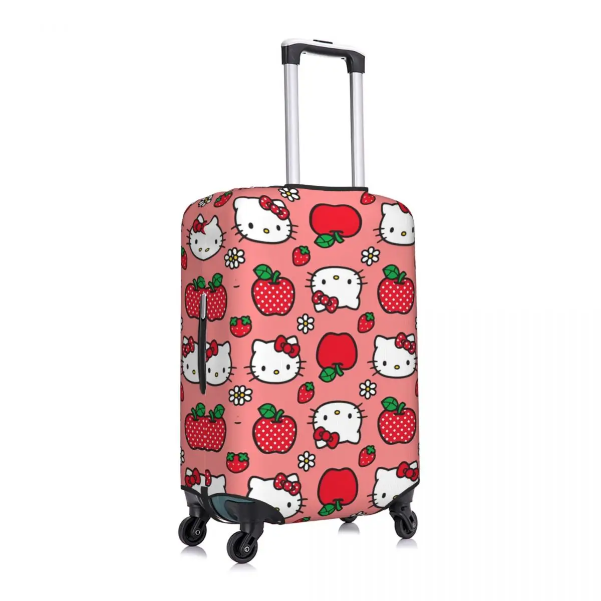 Hello Kitty Apple Strawberry Flower Pattern-bayingimg Suitcase Cover Vacation Business Fun Luggage Supplies Protector 3