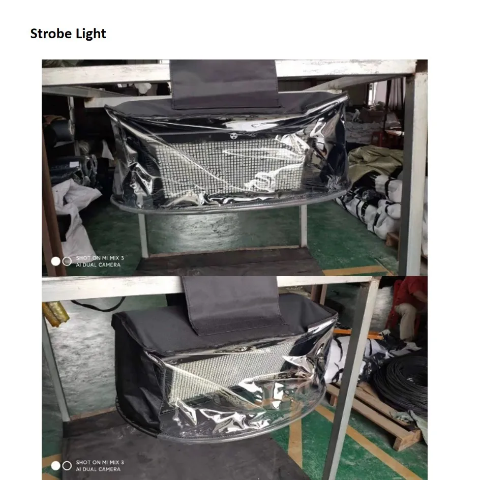 10pcs 960 LED Strobe Light Cover Light Beam Rain Cover Waterproof Raincoat Snow Coat LED PAR Light Battery Par Outdoor