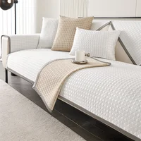 Summer Ice Silk Sofa Cover Universal Non-slip Sofa Mat Cool Feeling Mat Cushion Sofa Towel Couch Slipcover for Living Room Decor 1