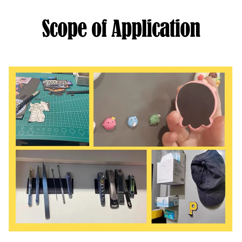 두꺼운 0.5/1.0/1.5mm A4 고무 부드러운 흰색 자기 시트 냉장고 사진 그림 냉장고 자석에 대 한 자기 접착 자기 테이프