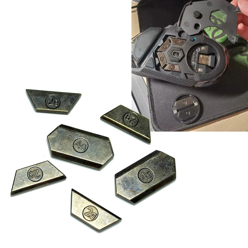 6 Pieces 4g 2g New Replacement Mouse Counter Weight For Logitech G502 Lightspeed Wireless Mouse