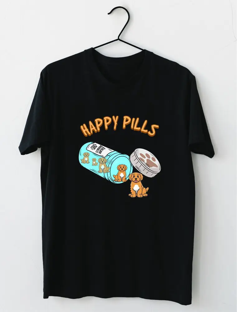 Happy Pills Golden Doodle Dog Lover Classic T-Shirt M-3Xl
