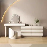 Armoire De rangement De chambre De luxe coiffeuse Recamera maquillage coiffeuse confortable blanc Tocadores De Maquillaje meubles 2