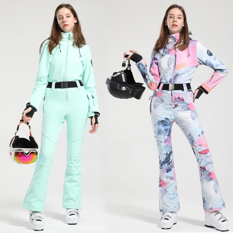 One Piece Snowboard Suit Womens Snowboarding Clothes Women 2023 One