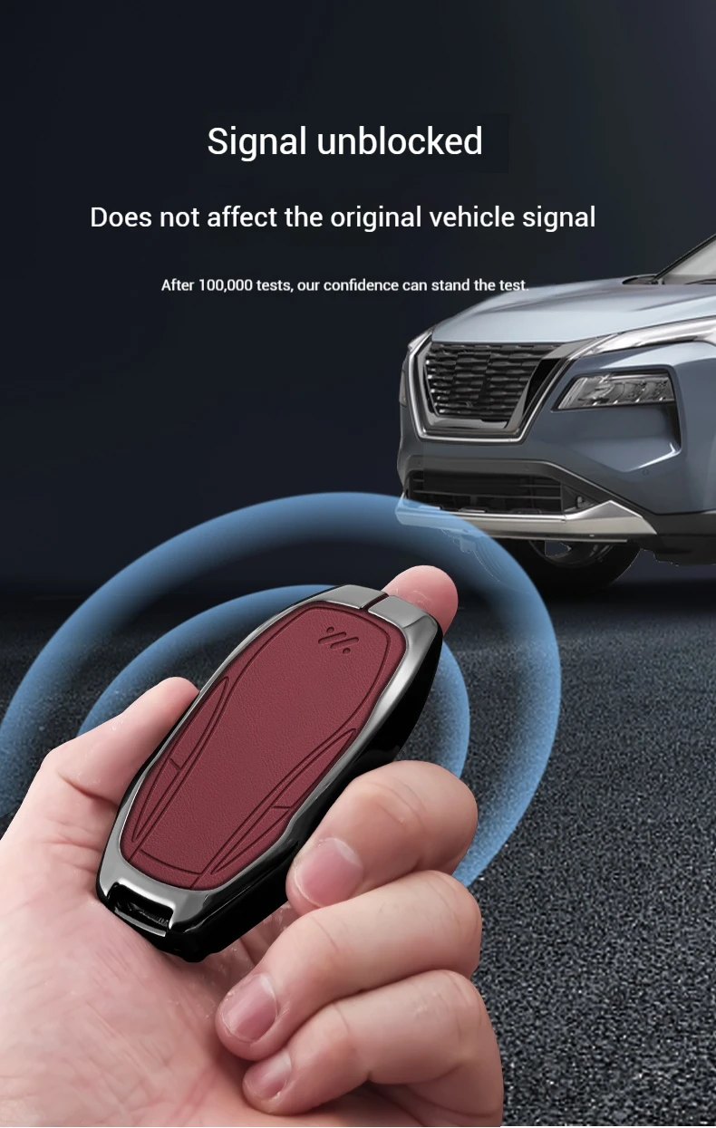 Zinklegierung Leder Autoschlüsselhülle für IM 2022 L7 2023 LS6 2023 LS7 Auto Schlüsselanhänger Zubehör – Detail 9