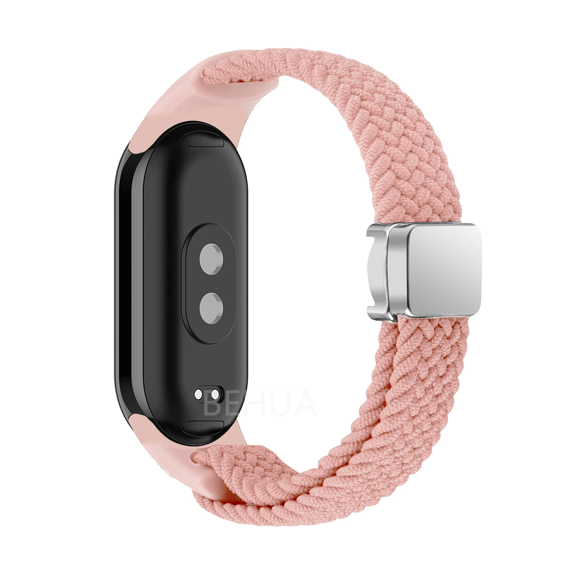 Braided Nylon Elastic Weave Smart Watch Band Strap in Multicolor
