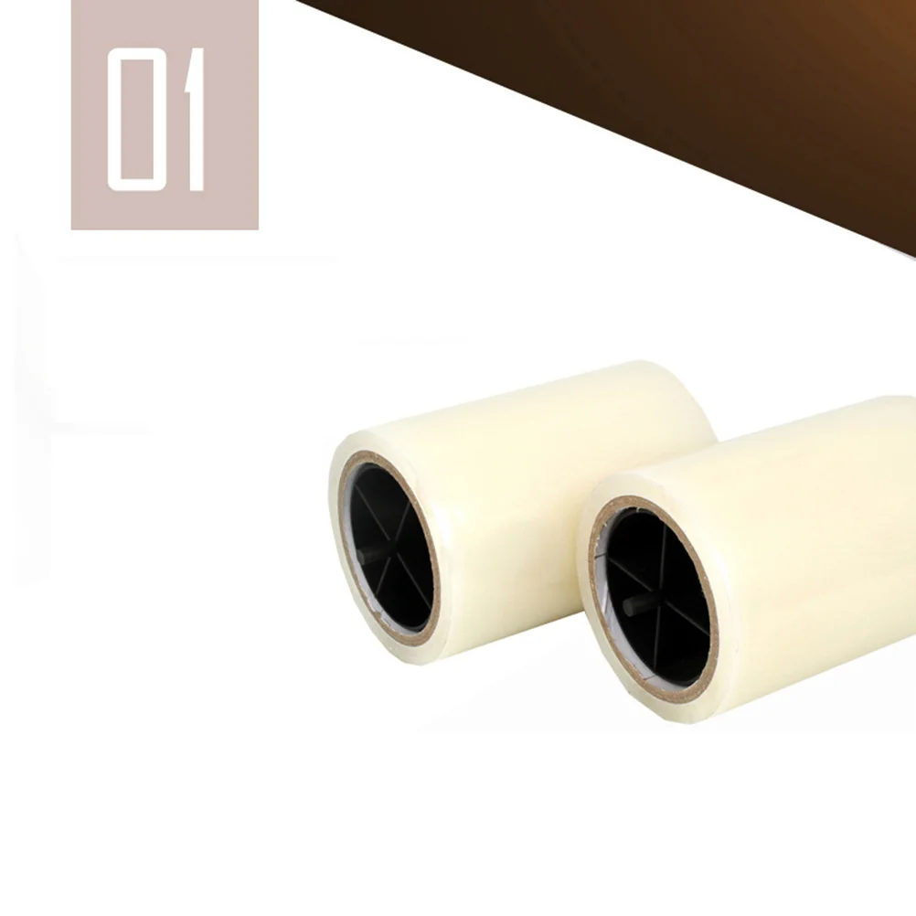 

1 Roll Practical Shoes Film Strong Adhesive Disposable Transparent Shoes Plastic Film for Home Waterproof Case For Shoe