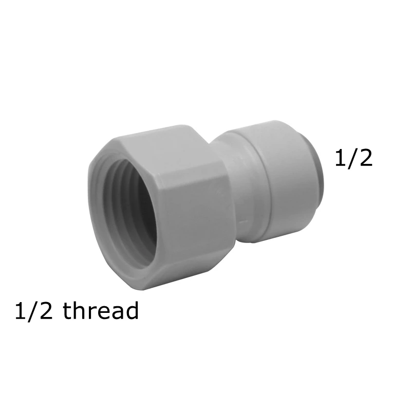 Pipe fitting water pipe fitting hose pipe fitting tee adapter RO Water Fitting Straight Elbow Tee Male Female Thread 1/2 Hose Quick Connector Water Filter Reverse Osmosis Parts