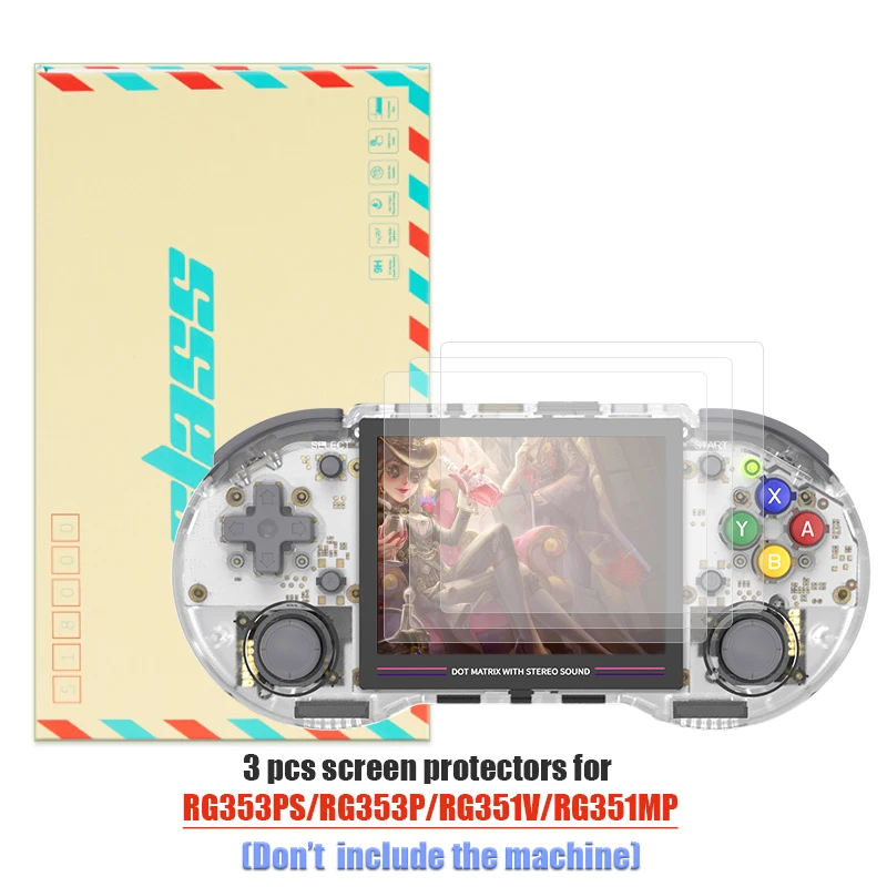 ANBERNIC 3pcs Tempered Glass Screen Protector Crystal Clear