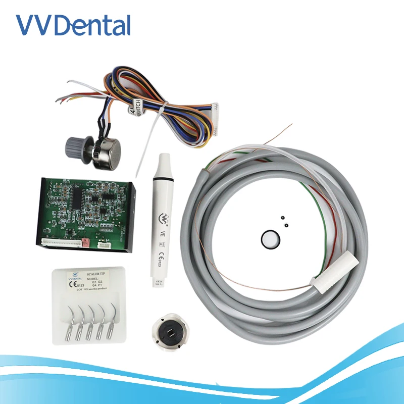 

Factory Outlet Dental Equipment Built In Ultrasonic Scaler For EMS WOODPECKER Dental Chair With Handpiece