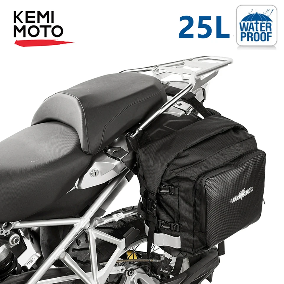 Motorcycle Top Case Bag 20L One Expandable+One Insulation