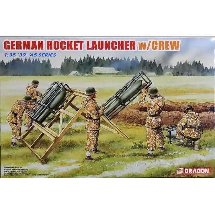 

Немецкая Ракетница и экипаж масштаб 6509, модель военного автомобиля Dragon 1/35