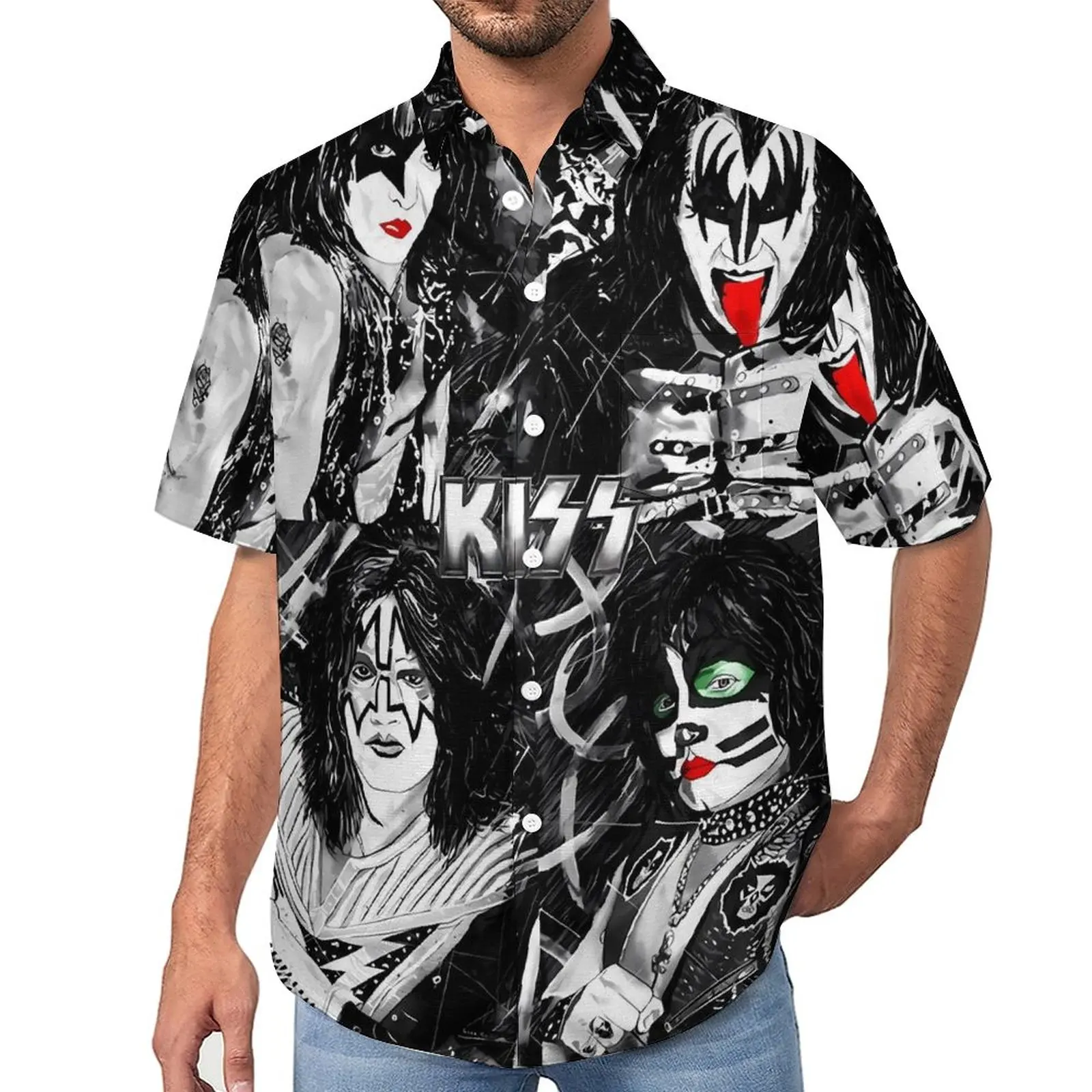 camisa hawaiana camisas estilo elvis presley