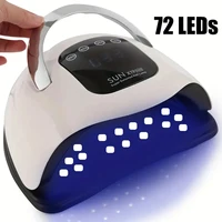 SUNX19Max UV LED Nail lamp, used for fast drying gel nail phototherapy machine 72LED nail salon tool equipment 1