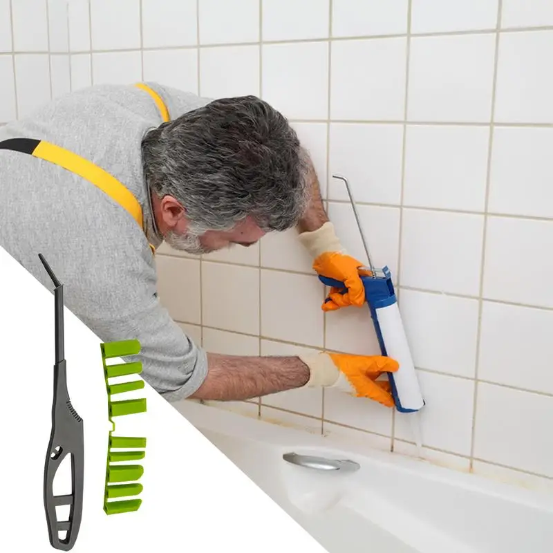 Caulking Tool Caulk Remover Tool Seam Repair Kit ABS Kit Grout Removal For Bathroom Kitchen Window Sink