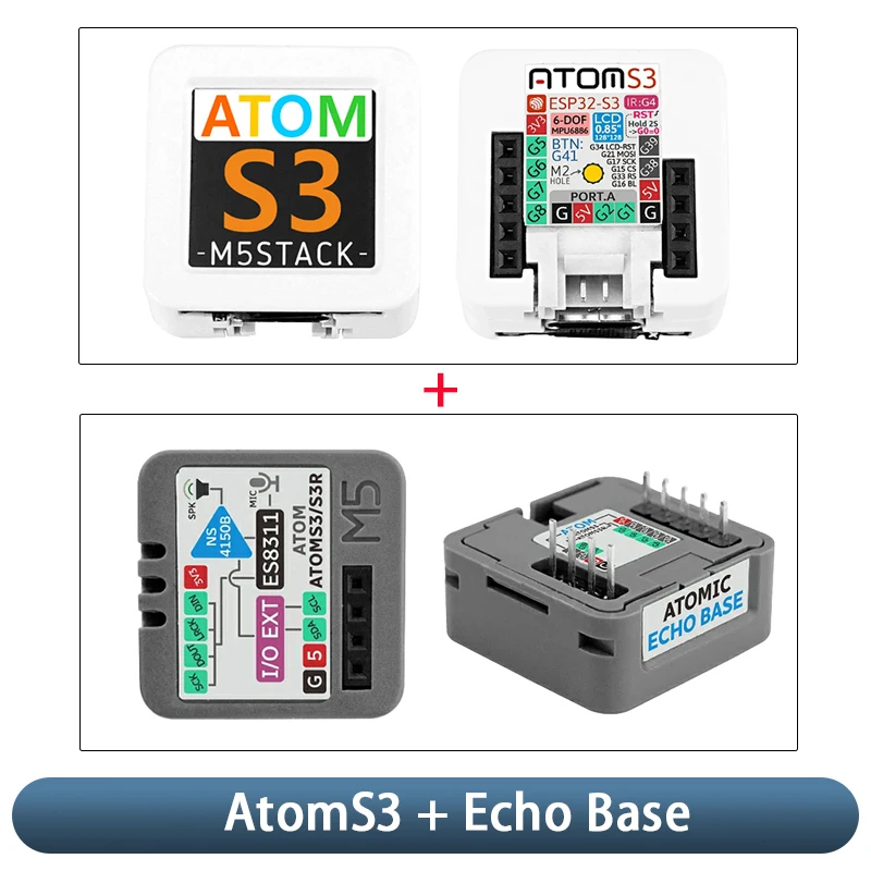 Official  AtomS3 ESP32-S3 High integration IoT programmable controller paired wi