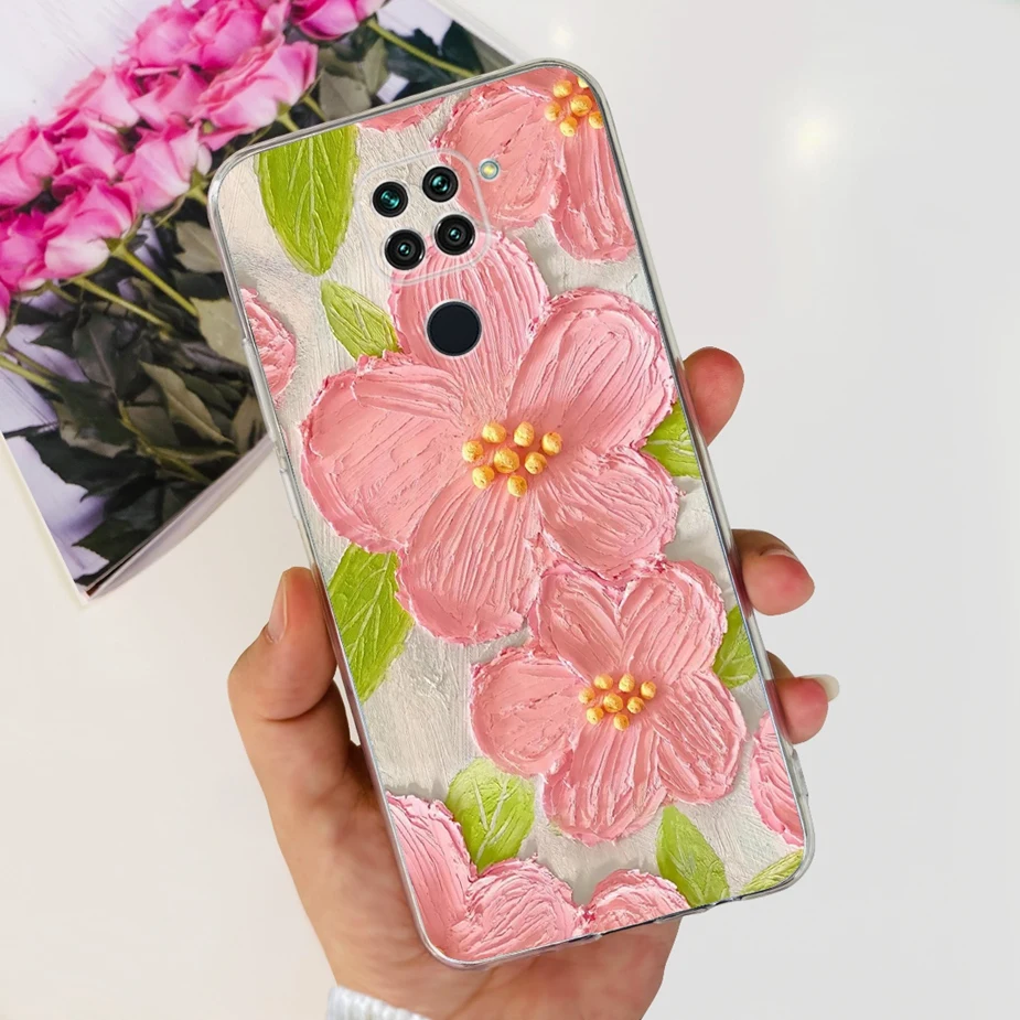Cute Painted Clear Silicone Soft Phone Case Bumper Cover