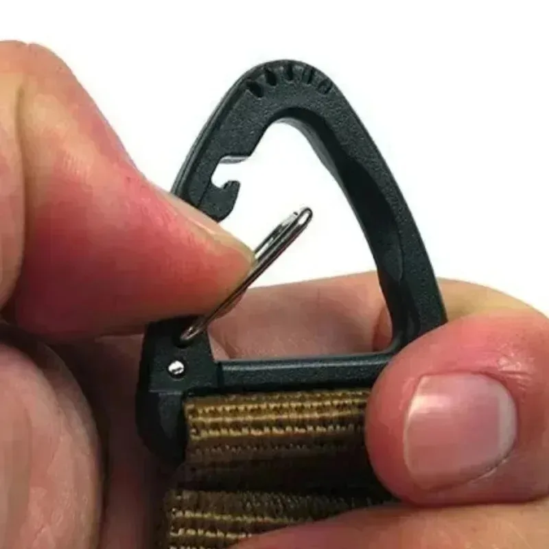 Kit 6 Fivelas Táticas LuoQiuFa - Mosquetão Nylon Para Cinto E Mochila Outdoor