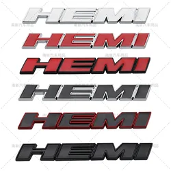 Metal Auto Front Grille Emblem Car Sticker For Dodge SRT HEMI Badge Caliber Journey Challenger Caravan Car Styling Accessories