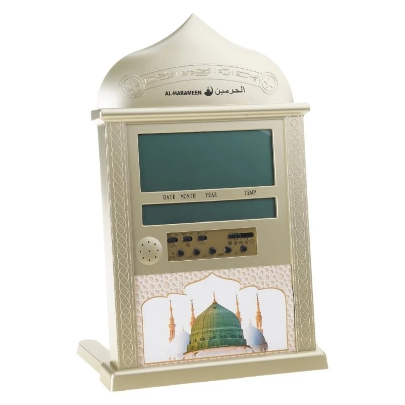 Muslim Table Clock with Adhan Alarm Islamic Azan Time for Prayer