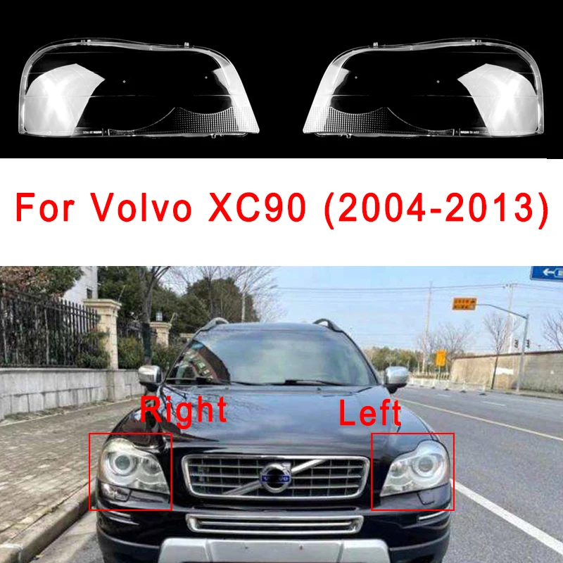 For Volvo XC90 20042013 Car Front Headklight Cover Shade Lampshade