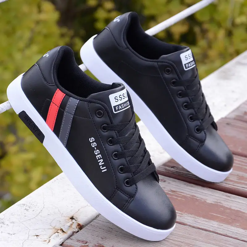 

Men Casual Shoes Men's Board Shoes Light Sports Shoes Men Tennis Sneaker Soft White Shoes Male Flat Shoes Luxury Brand Sneakers