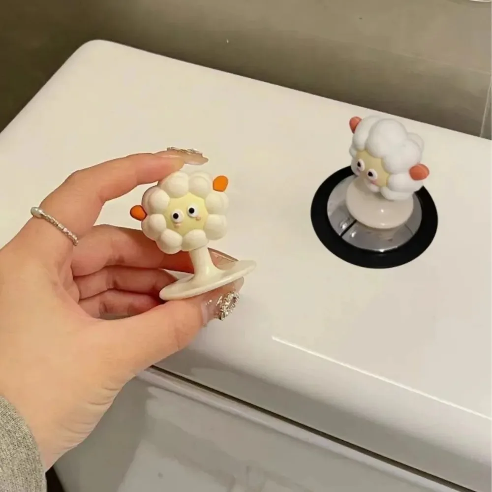 Cartoon Portable Toilet Lifter No Touch Lid Handle Anti Dirty WC Accessory No Punching Required Lift Device