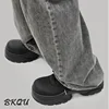 BKQU Increase 7cm Derby Daddy Shoes Men 2024 New Spring and Autumn Trend Handsome High-grade Casual Sports 2