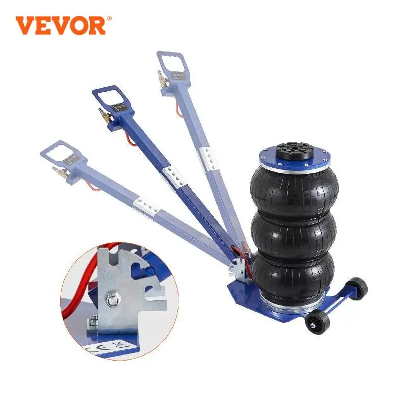 VEVOR Pneumatic Jack 3 Ton/5 Ton Triple Bag Air Jack Quick Lift Heavy