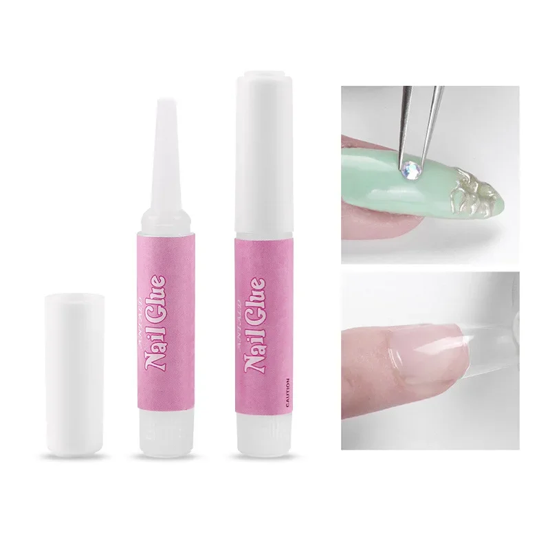 

10Pcs/Set Mini Beauty Nail Glue False Art Decorate Tips Acrylic Glue Nail Accessories False Nail Extension Glue Colle Faux Ongle