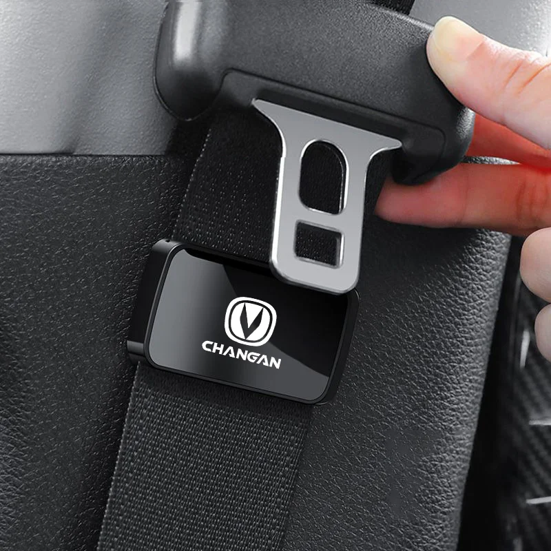Magnetic Car Seat Belt Retainer Stabilizer Holder For Changan UNIT UNIK CS35PLUS CS55 PLUS CS75 PLUS Oshan X7 X5 1pc seat belt covers,seat belt protection,seat belt protector,car seat belt accessory