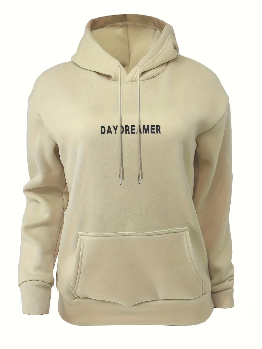 Sudadera con estampado de letras de dinero BOLUBAO, sudaderas con capucha de marca de moda para mujer, nuevas sudaderas con capucha casuales de primavera y otoño, sudaderas con capucha superiores, sudadera